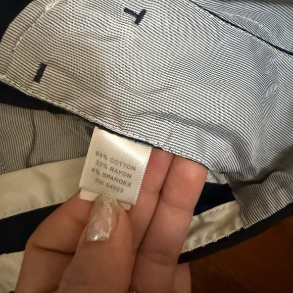 Banana Republic Black and White Martin Fit Pants - Picture 4 of 7